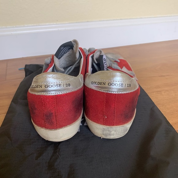 Golden Goose Superstar sneakers red/sand sz37 - Picture 2 of 5